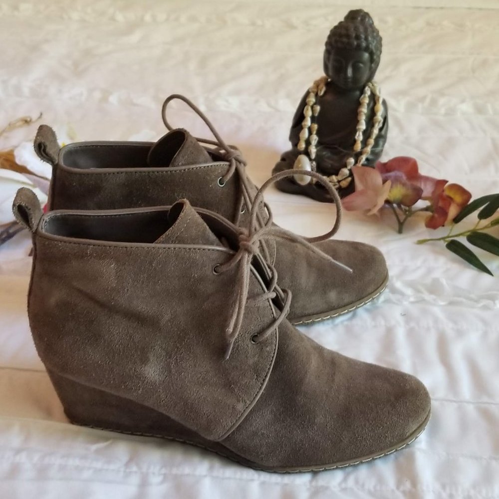 Franco Sarto Annabelle Ankle Boot Wedge Heel